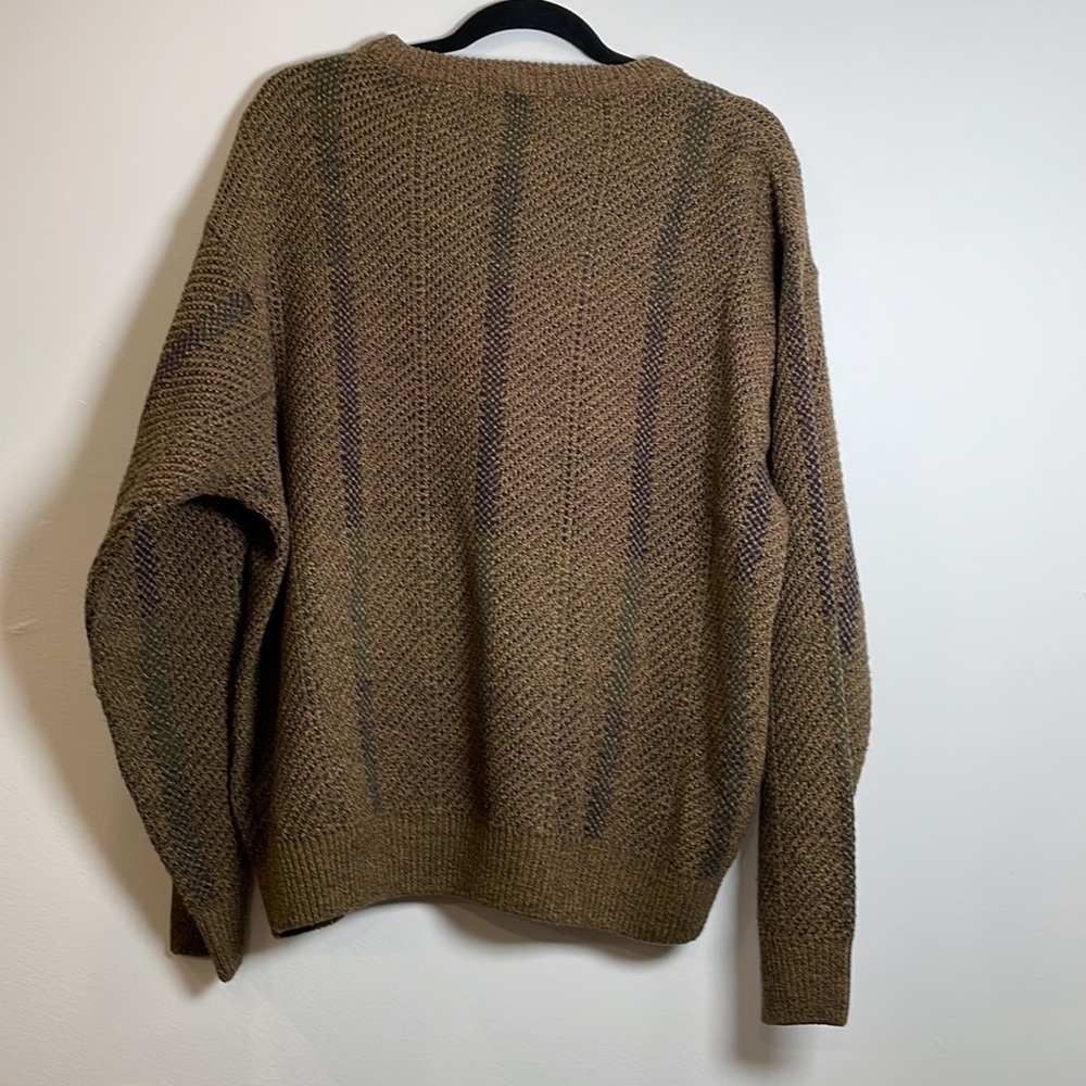 Towncraft Vintage Oversized Grandpa Knit Sweater Cozy Relaxed Fit Size L - Picture 5 of 10